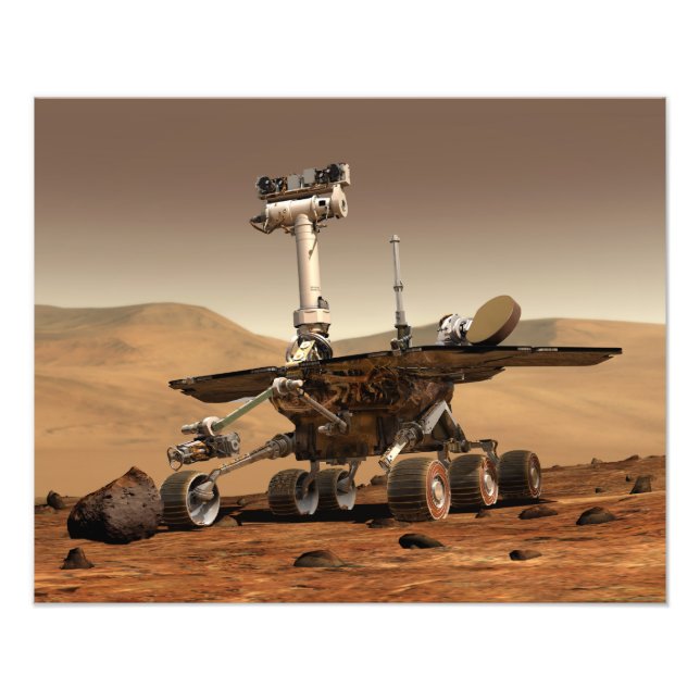 Artists utgivning av Mars Rover Fototryck (Framsidan)