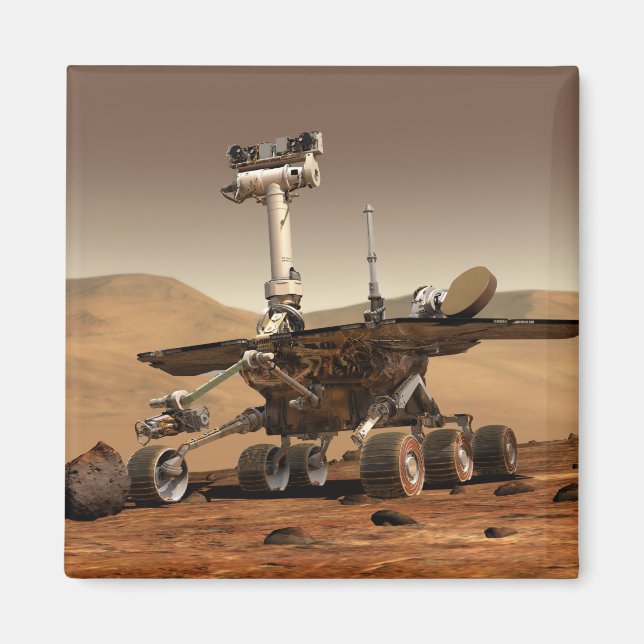 Artists utgivning av Mars Rover Magnet (Framsidan)