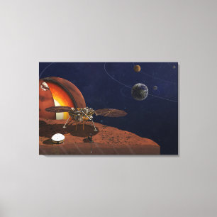 Artists utlämning av insight Lander. Canvastryck