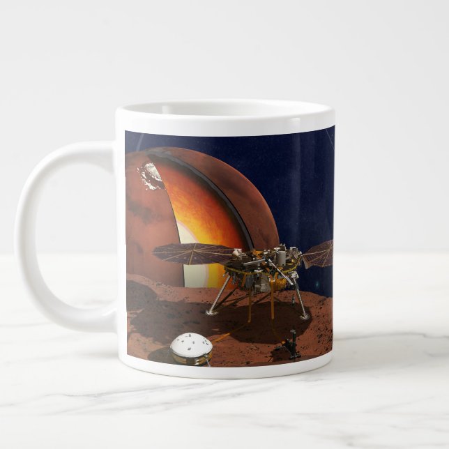 Artists utlämning av insight Lander. Jumbo Mugg (Vänster)