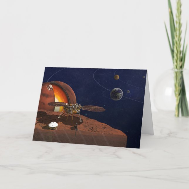 Artists utlämning av insight Lander. Kort (Framsida)