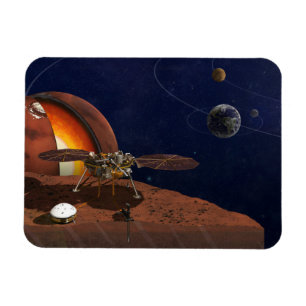 Artists utlämning av insight Lander. Magnet