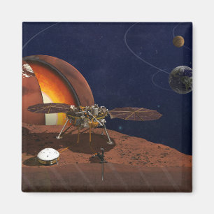 Artists utlämning av insight Lander. Magnet
