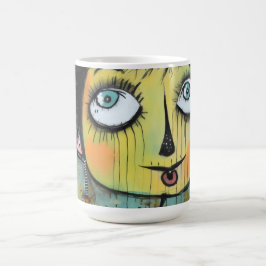 ArtLady 11 Charmerande och slitna Kaffemugg