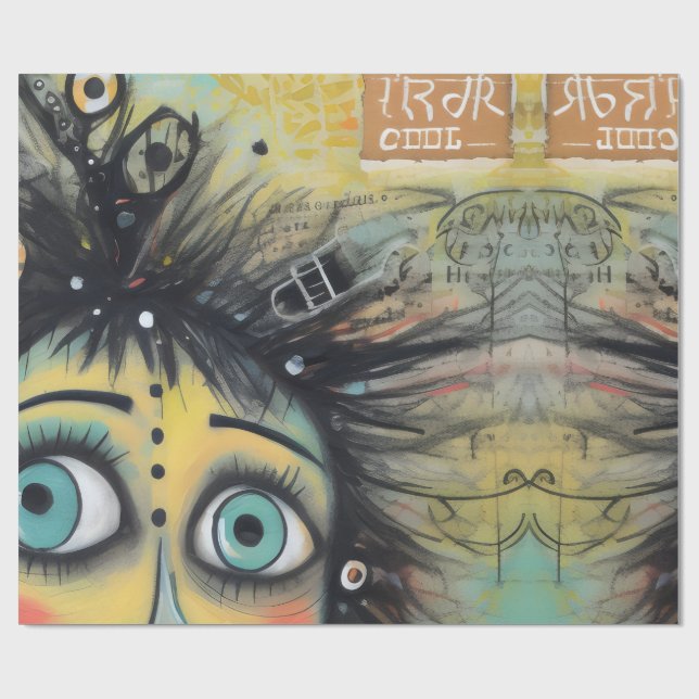 ArtLady 12 Charmerande och slitna Presentpapper (Platt)