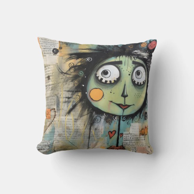 ArtLady 13 Charming och bedrövad Kudde (Framsida)