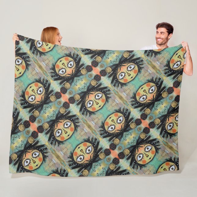 ArtLady 14 Charming och bedrövad Fleecefilt (På plats)