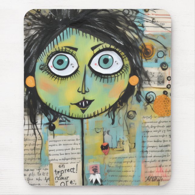 ArtLady 15 Charming och bedrövad Musmatta (Framsidan)