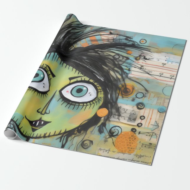 ArtLady 15 Charming och bedrövad Presentpapper (Utrullad)