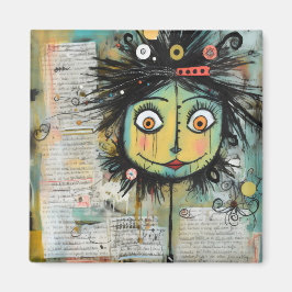 ArtLady 16 Charmerande och slitna Magnet