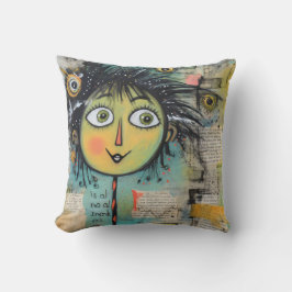 ArtLady 17 Charming och bedrövad Kudde