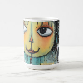 ArtLady 1 Charmerande och slitna Kaffemugg