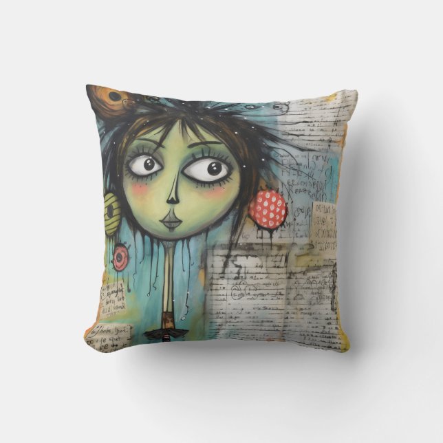 ArtLady 20 Charmerande och slitna Kudde (Framsida)