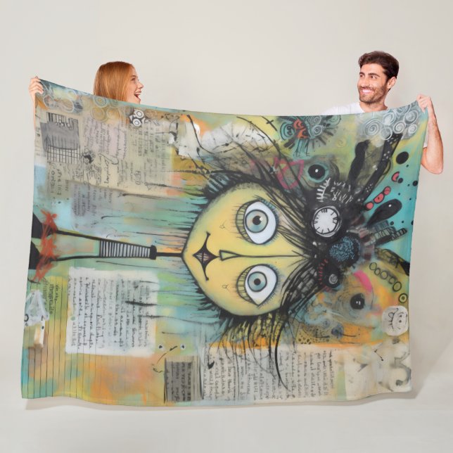 ArtLady 24 Charming och bedrövad Fleecefilt (På plats)