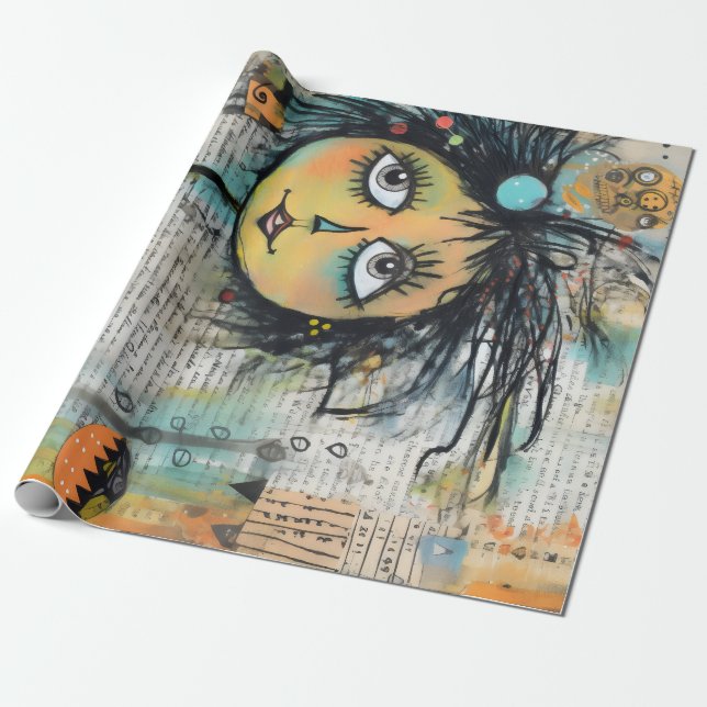 ArtLady 25 Charmerande och slitna Presentpapper (Utrullad)
