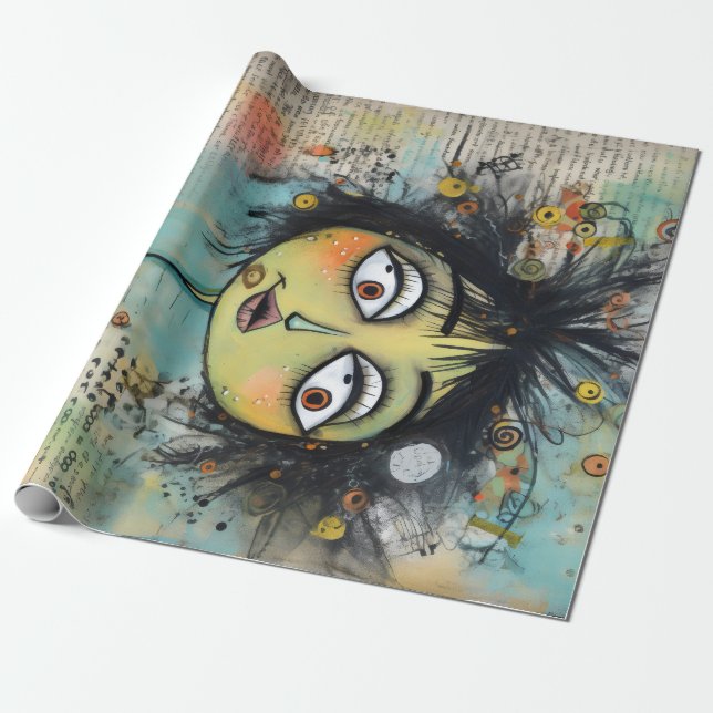 ArtLady 26 Charming och bedrövad Presentpapper (Utrullad)