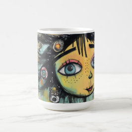 ArtLady 28 Charmerande och slitna Kaffemugg