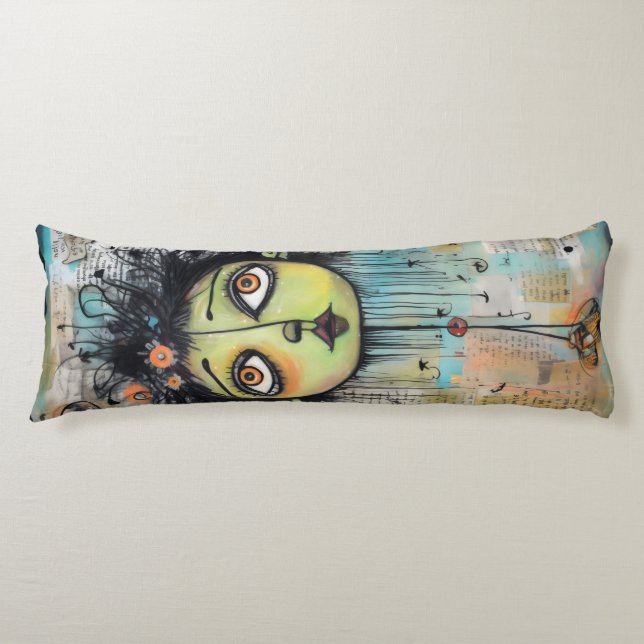 ArtLady 29 Charming och bedrövad Kroppskudde (Framsidan)