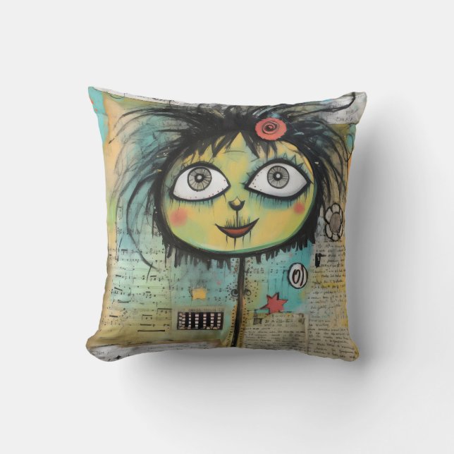 ArtLady 4 Charmerande och förfallen Kudde (Framsida)