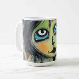 ArtLady 5 Charmerande och slitna Kaffemugg