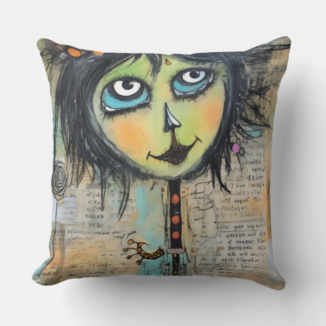 ArtLady 5 Charmerande och slitna Kudde (Framsida)