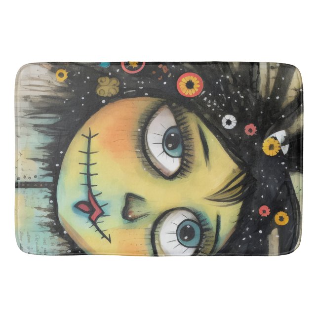 ArtLady 6 Charmerande och slitna Badrumsmatta (Framsidan)