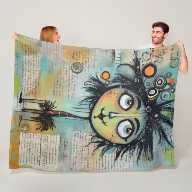 ArtLady 9 Charmerande och förfallen Fleecefilt (På plats)