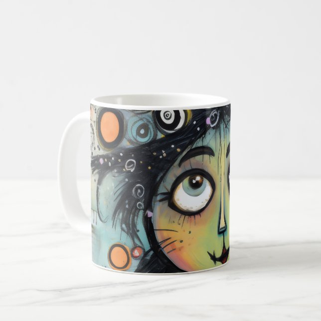 ArtLady 9 Charmerande och förfallen Kaffemugg (Framsida vänster)