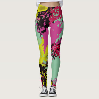 Artmixer (abstrakt färgmode) #15 leggings