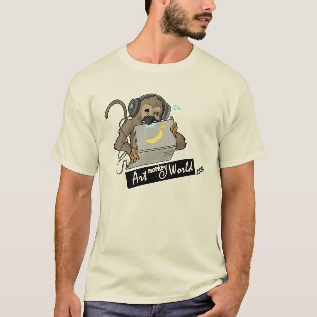 ArtMonkey världsDigital logotyp 2010 T-shirt (Framsida)