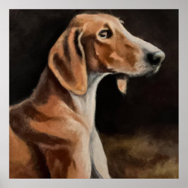 Artois Hound - Hund Porträtt Poster