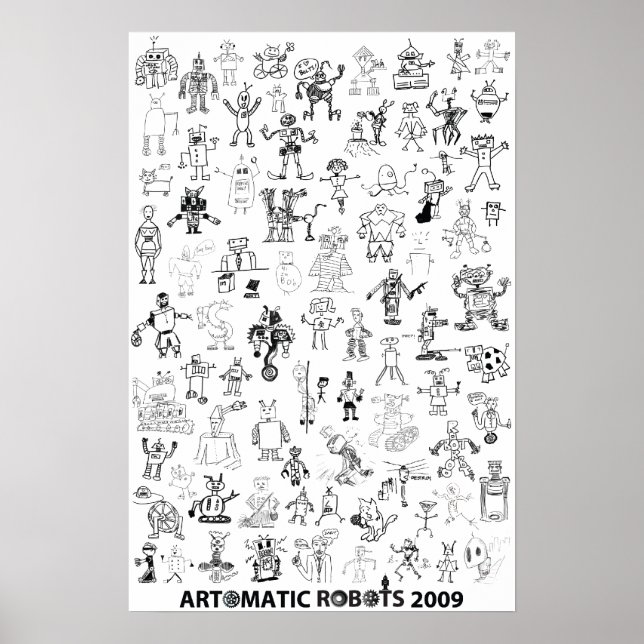 Artomatiska roboter 2009 Poster 1 (Framsidan)