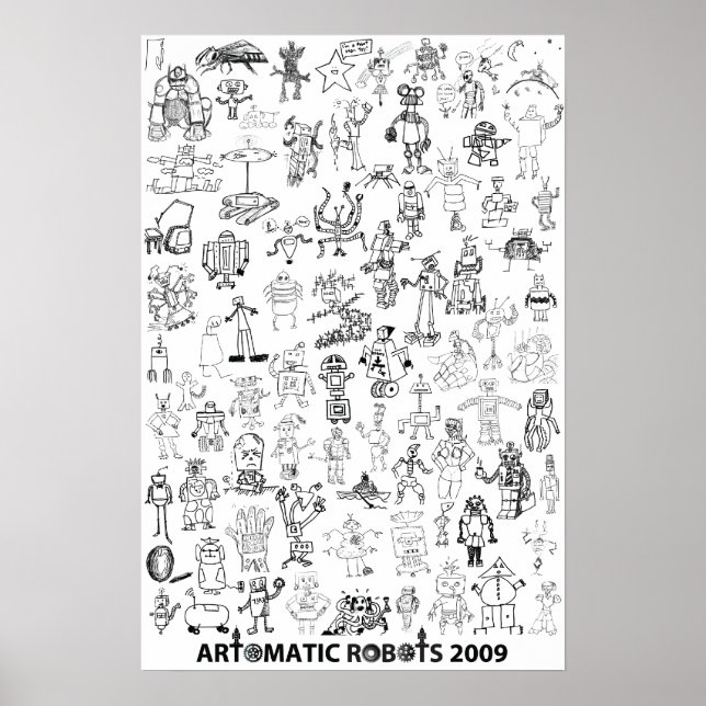 Artomatiska roboter 2009 Poster 2 (Framsidan)