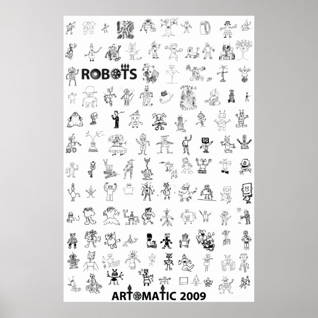 Artomatiska roboter 2009 Poster 5 (Framsidan)