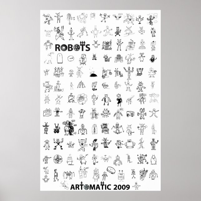Artomatiska roboter 2009 Poster 6 (Framsidan)