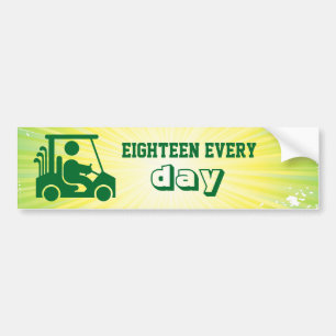 Arton varje dag Bumper Sticker Bildekal