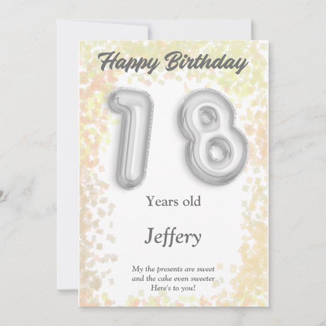 Artonårsjubileum i Grattis på födelsedagen (Framsida)