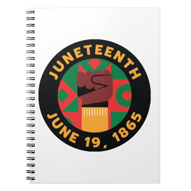 Artonde Firande till minne av frihet och Anteckningsbok (Framsidan)