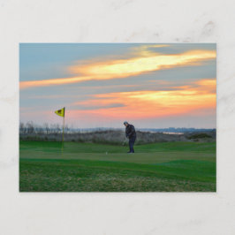 Artonde Grönten i Sunset på Kiawah Vykort