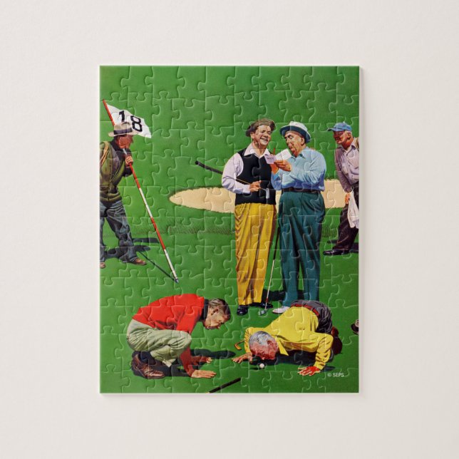 Artonde hål pussel (Vertikal)