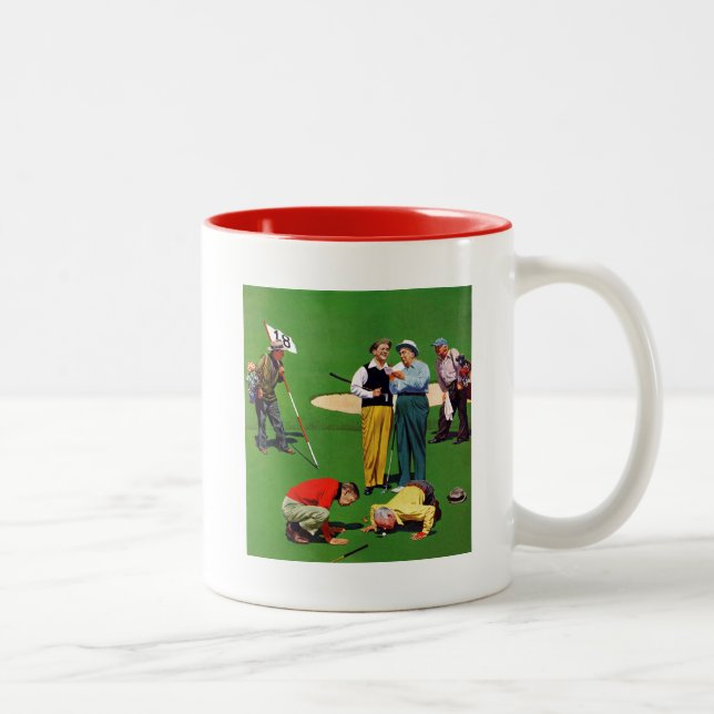 Artonde Hål Två-Tonad Mugg (Höger)