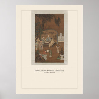 Artonton Scholars - Anonym, Mingdynastin Poster