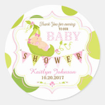 Ärtor i en etikett för podflickatack