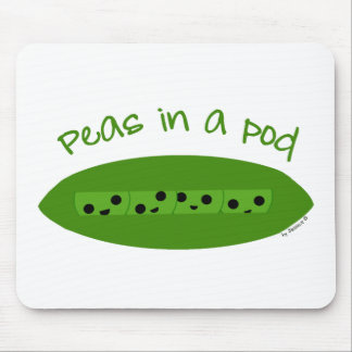 Ärtor i en pod (PS vid lilkolohe Jessica) Mousepad Musmatta