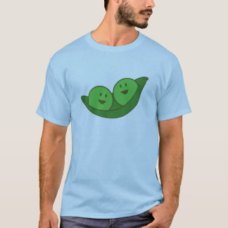 Ärtor i en pod t shirt