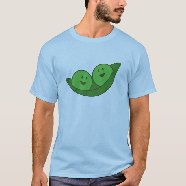 Ärtor i en pod t shirt (Framsida)