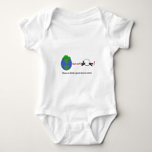 Ärtor på jord t-shirt (Framsida)