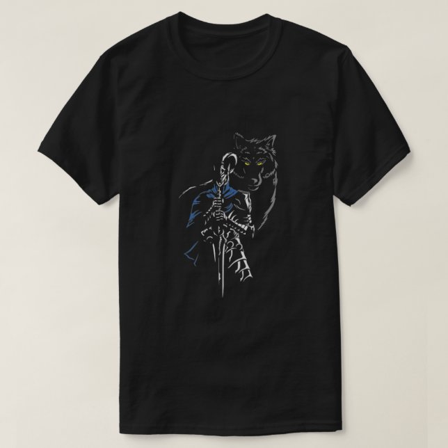 Artorias och Sif darksouls Classic T Shirt (Design framsida)