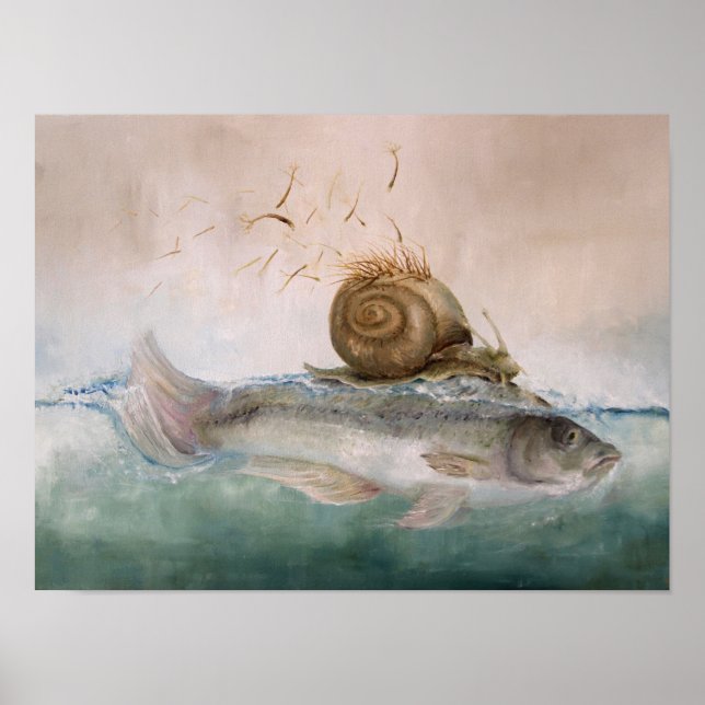 ArtPoster BaumSchneckenFisch Poster (Framsidan)