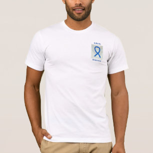 Artrit Awareness Blue Ribbon Angel Anpassningsbar T-shirt